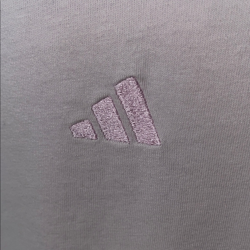 Adidas Lavender Short Sleeve Crewneck Tee Size XL - Picture 3 of 6